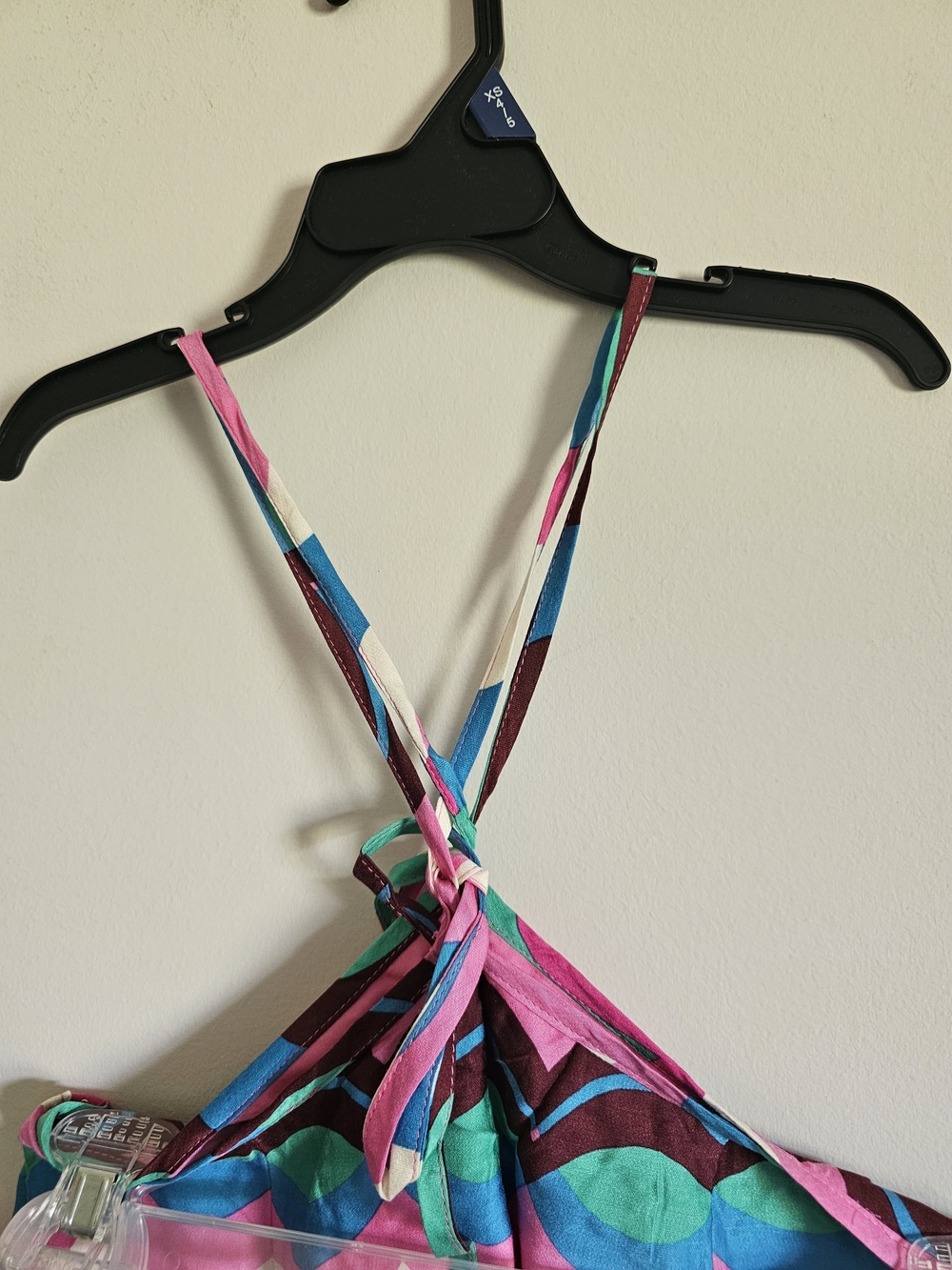 Olivaceous Multicolor Geometric Blouse - Picture 4 of 5